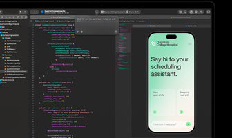 MacBook Pro, Xcode, un editor de código muestra el siguiente comentario: 