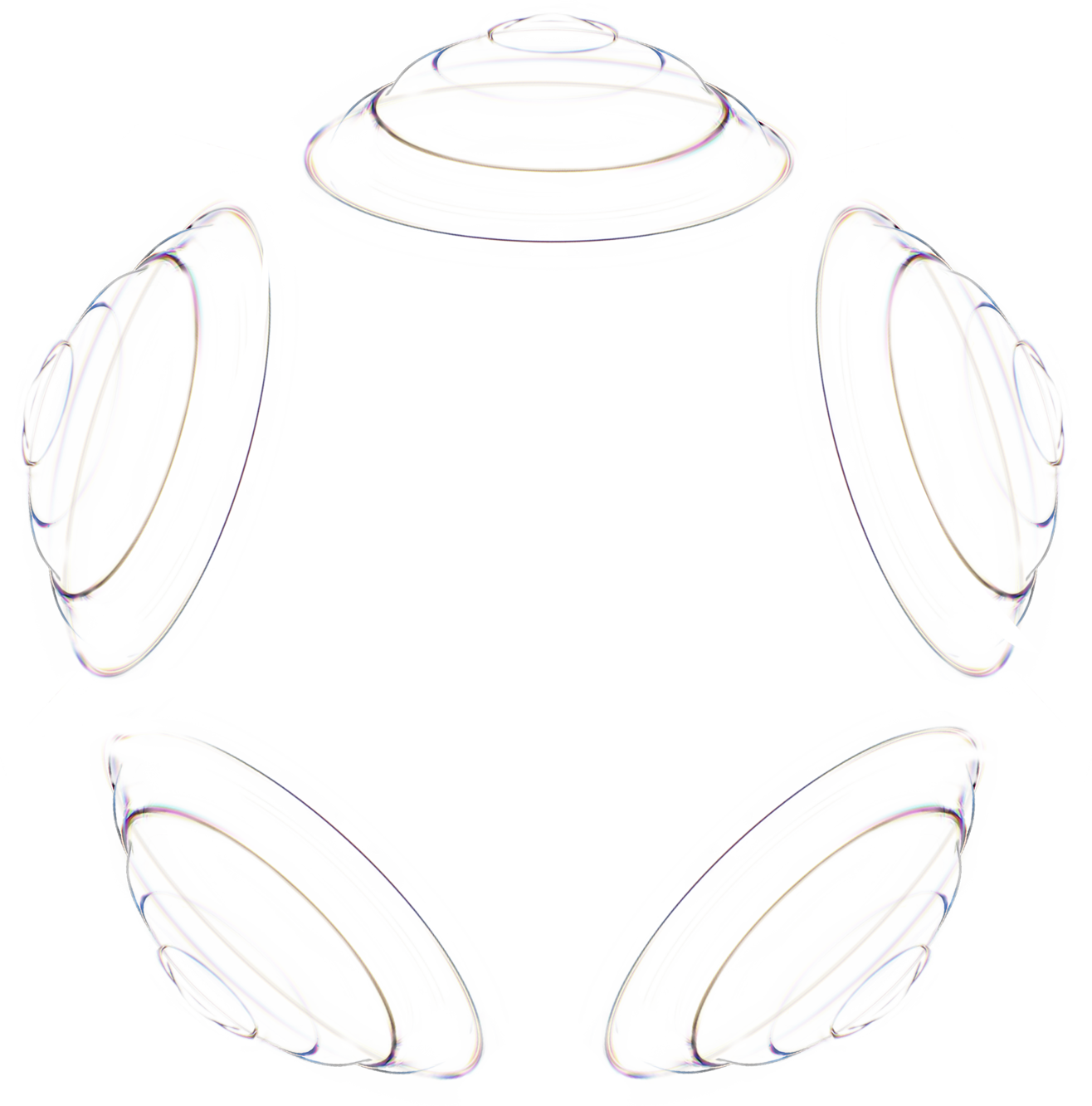 Egy Studio Display XDR, amit hanghullámok vesznek körbe, a kijelzőn Az eltérítés című sorozat egy jelenete látható